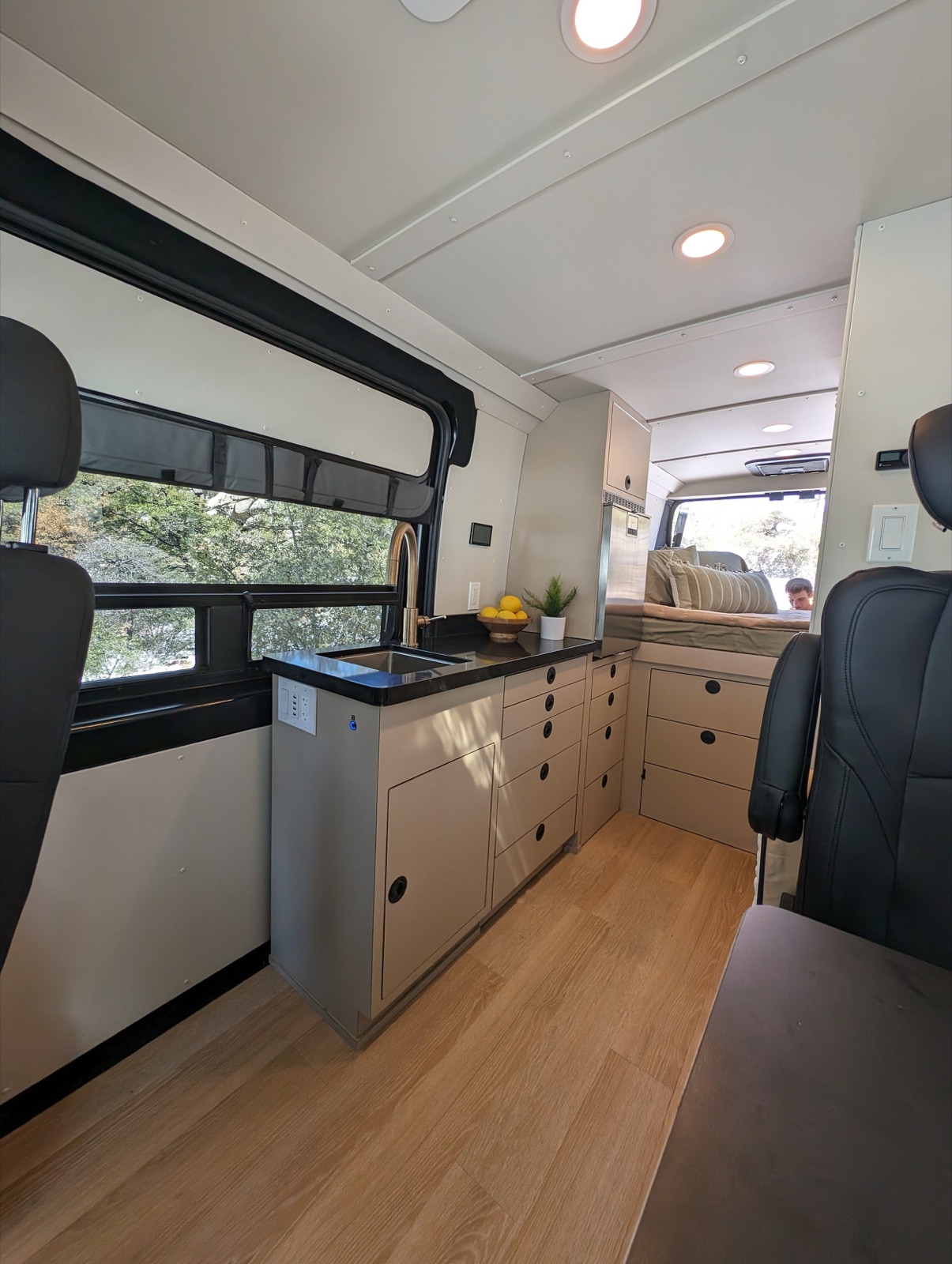 Luxury custom van interior