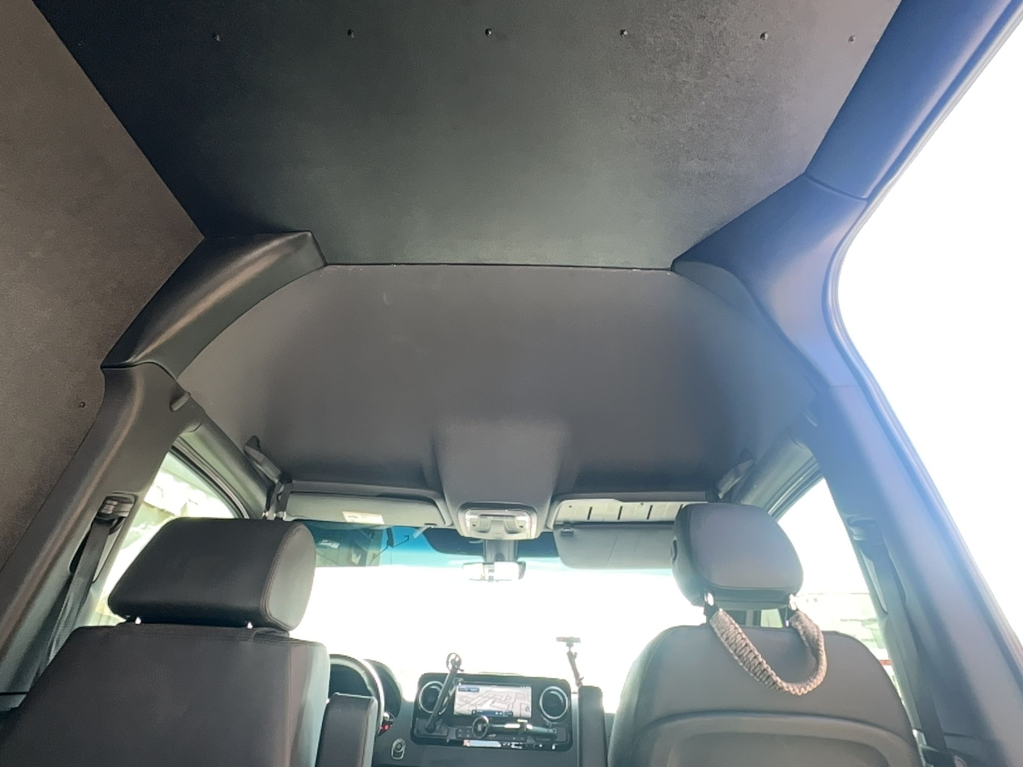 2025 Mercedes-Benz Sprinter AWD 144 High Roof package delivery conversion with cab headliner trim kit and insulated black ABS ceiling and walls